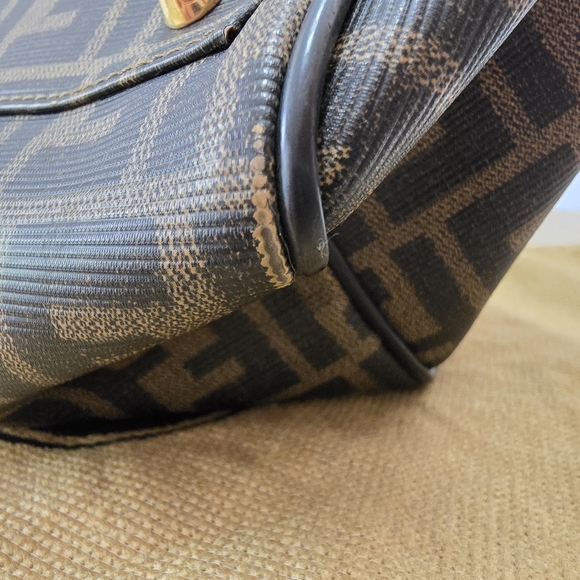 FENDI Vintage Small Zucca Boston Bag - Picture 16 of 16